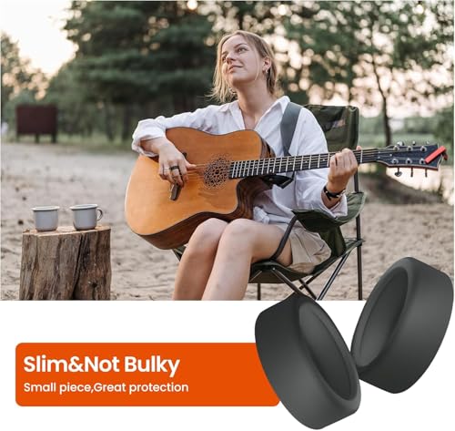 Image of 2-Pack Anti-Scratch Elastic Silicone Ring Case for Oura Ring Gen 3 /4, Samsung Galaxy Ring, RingConn, ULTRAHUMAN Ring AIR Smart Ring (2 Pcs, Black, S for 6 7 8 9 10)