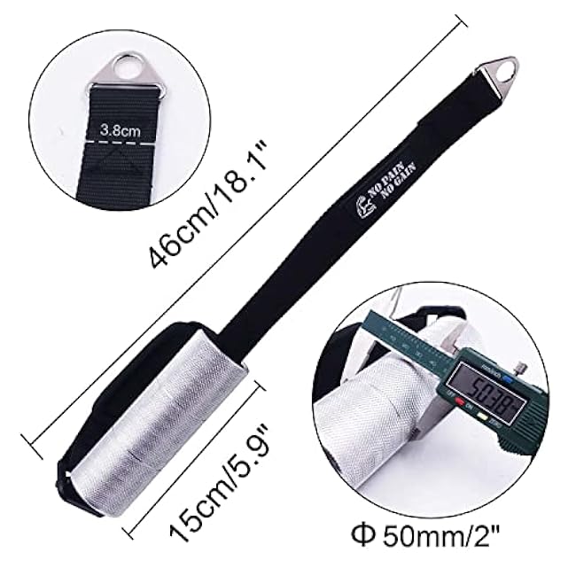 Arm Wrestling Exercise Handle ¦µ2in Grip Wrist and Forearm Exerciser Pulldown Triceps Rope Workout