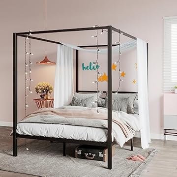 canopy full size bed frame