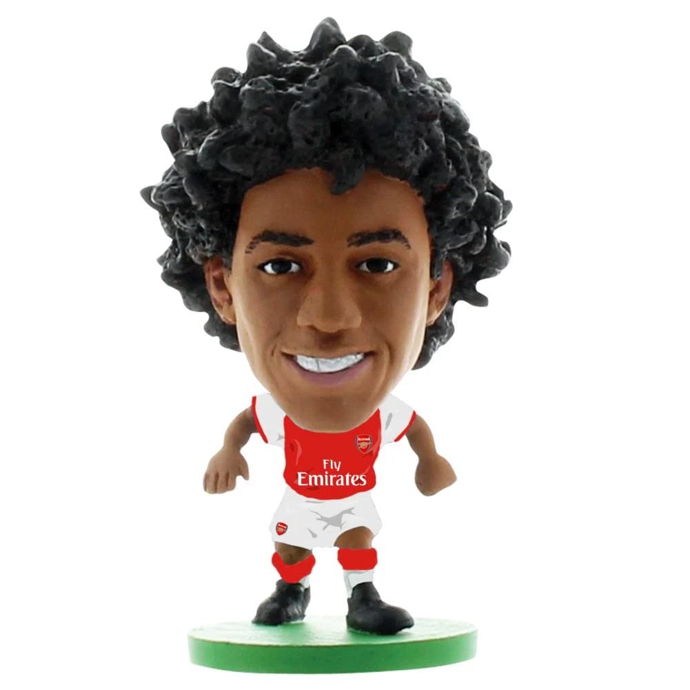 SoccerStarz Arsenal William Saliba - Figurina Collezionabile Home Kit Classic, 2 Pollici - Foto 7