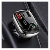 Adatto a: Caricabatteria for auto Kit vivavoce Bluetooth 5.0 for auto Lettore MP3 Modulatore FM.