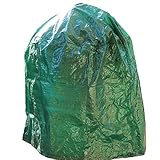 AFP Gartenmöbel-Schutzhülle PE Gartengrill, grün, 70x Ø 80cm - Gartenmöbel Abdeckung - wetterfeste Schutzhaube/Abdeckplane / 2 Jutesäckchen Gratiszugabe