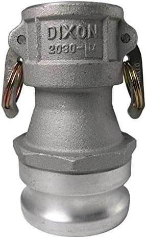 Dixon Reducing Cam and Groove Female Coupler x Male Adapter, 356T6 Aluminum - 3" x 4"