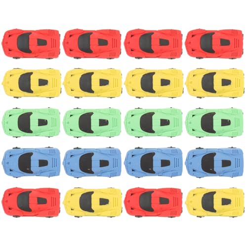 Gommes voiture de course lot de 20 fournitures scolaires pour élève et bureau mixte