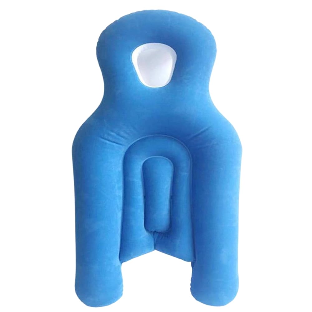 Jnchdghwa Face Down Pillow for Vitrectomy Recovery, Inflatable Prone Pillow for Retinal Detachment After Eye Surgery Sleep Support