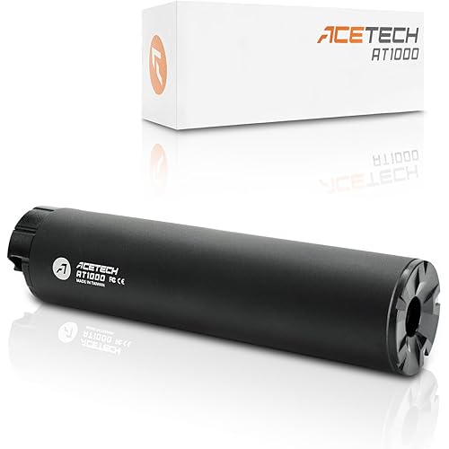 ACETECH Airsoft Riffle Tracer Unit AT1000 14mm CCW Negative Thread Glow in The Dark Green BB LED Beam Lighting Effect