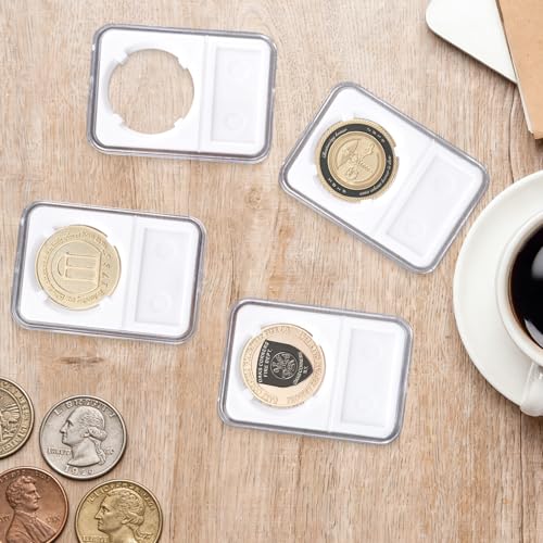 Display para Monedas Transparente 22 Piezas 3.3x2.3x0.3 pulg miniatura 7