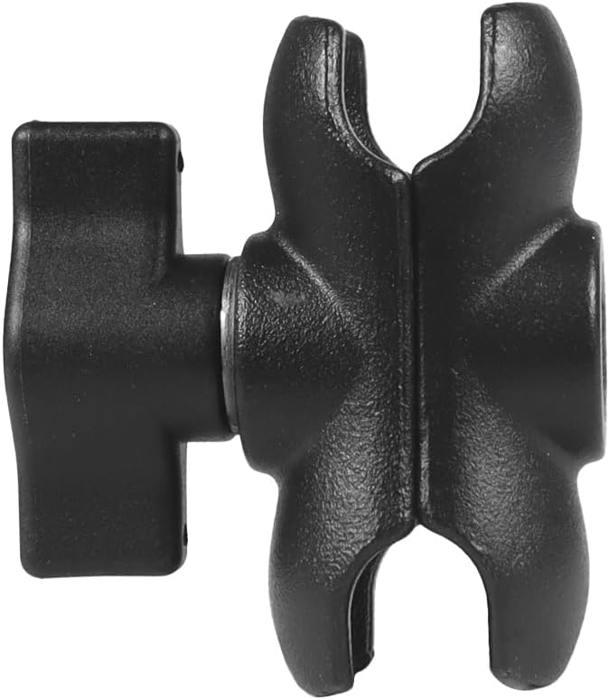 Aluminum Alloy Double Socket Arm for 25mm/1'' Ball Head Holder Mount Clamp Compatible with RAM Bicycle Motorcycle Camera Extension Arm 5.5CM Connecting Rod