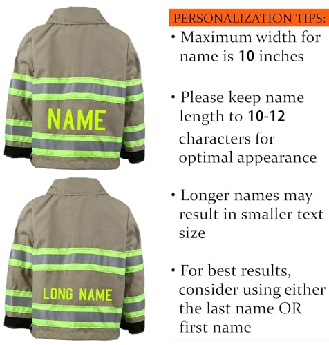 Firefighter Personalized Black Toddler Jacket4