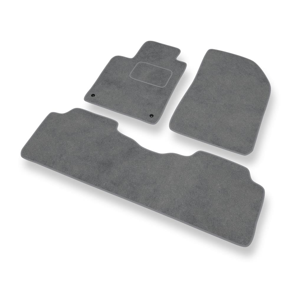 Mossa - Alfombrillas de Coche aptas para Citroen C5 I 2001-2004 3 uds. Gris | Familiar, Hatchback
