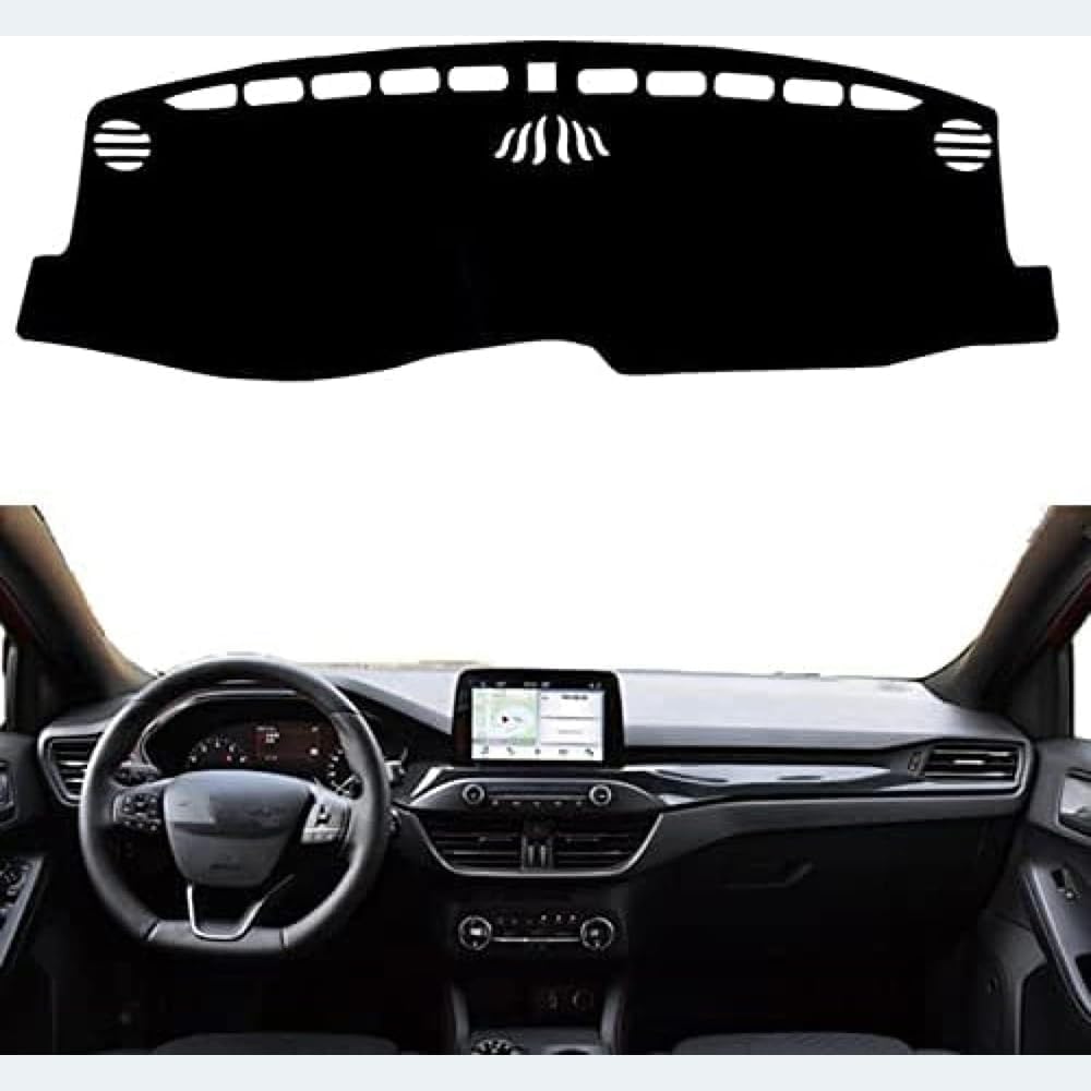 DdaiXQ Car Dashboard Mat For Ford Focus MK4 2019 2020, Anti Slip Anti Glare Dustproof Dashboard Cover Pad Protector Dash Cover Sunshade Dashmat