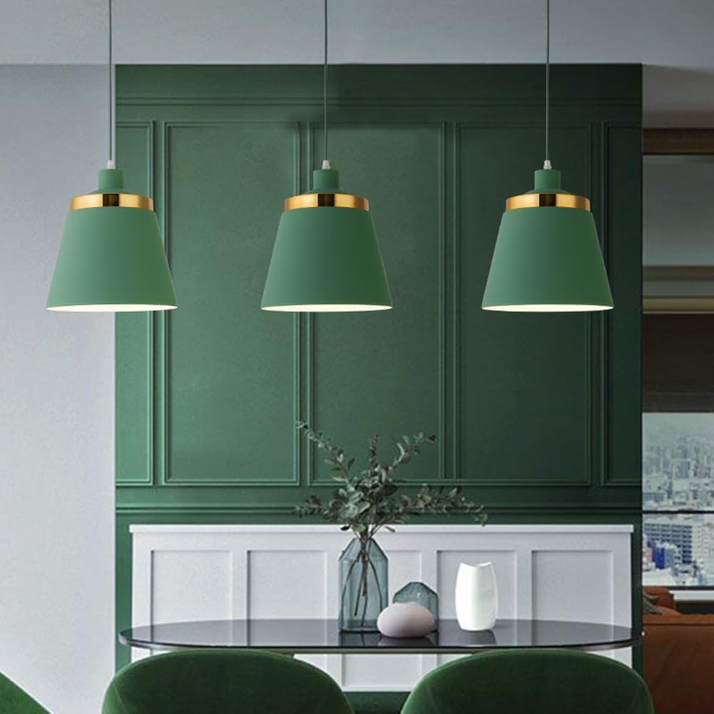 Kitchen Faucet MI-NI Éclairage Pendentif en métal coloré l'évier Cuisine Petit luminaire Suspendu Moderne Compatible avec la Table de Salle à Manger