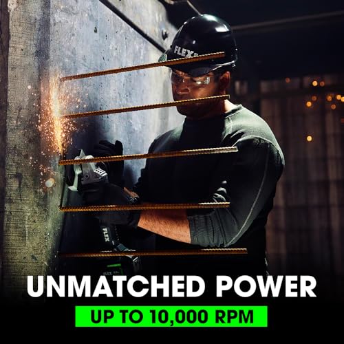 Image of FLEX 24V Brushless Cordless 5-Inch 10,000 RPM Variable Speed Side Switch Angle Grinder Tool Only, Battery and Charger Not Included - FX3181A-Z