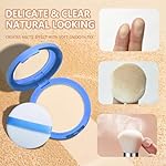 Oil Control Face Pressed Powder,Matte Smooth Flawless Setting Powder Makeup,Waterproof Long Lasting Finishing Powder,Cruelty Free Lightweight Face Cosmetics,0.35Oz (#2-NATURAL BEIGE) - Image 4