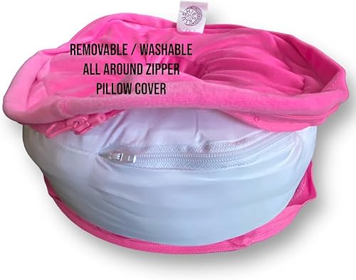 Miniatura 4 de Klushies Almohada para piercing de oreja con funda de almohada extra, almohadas de espuma para personas que duermen de lado con corte medio o