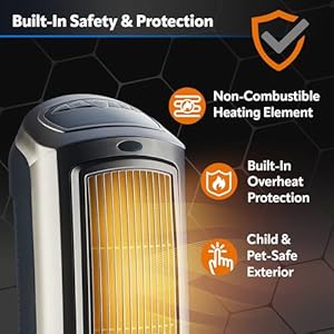 Lasko Oscillating Digital Ceramic Tower Heater for Home with Adjustable Thermostat, Timer and Remote Control, 23 Inches, 1500W, Silver, 755320, 8.5″L x 7.25″W x 23″H, Silver Lasko Oscillating Digital Ceramic Tower Heater for Home with Adjustable Thermostat Timer and Remote Control 23 Inches 1500W Silver 755320 85L x 725W x 23H Silver