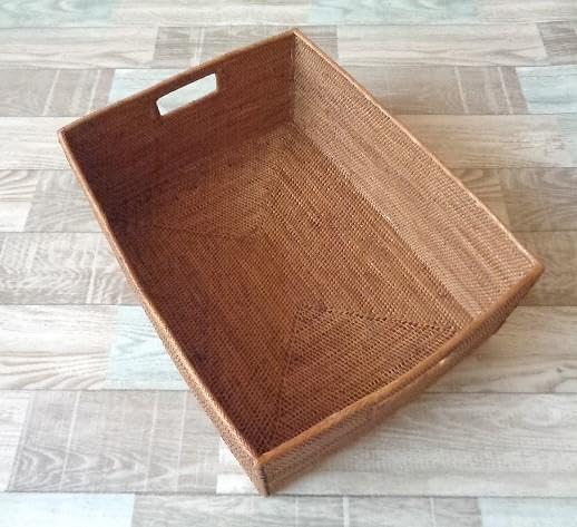 Amazon.co.jp: B4長方形ケース無地取っ手付アタバリ島1466.2アジアン