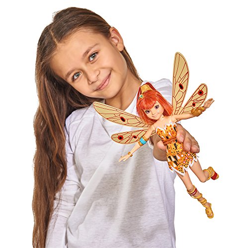 Simba 109480090 - Mia and Me neue Puppe Yuko mit Glasaugen, Elfe mit beweglichen Flügeln und Beinen, Haarclips, 3x Armreif, Kette und Freundschaftsring, 23cm, Bunt