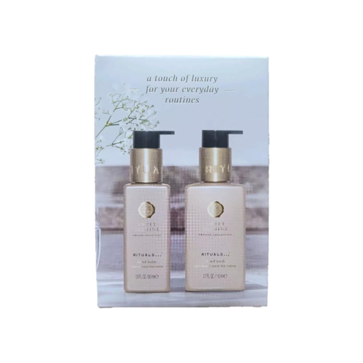 sweet jasmine set hand wash 3.7 fl Oz & hand balm 2.8 fl oz