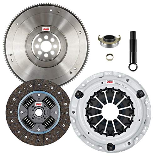 ClutchMaxPRO Performance Stage 2 Clutch Kit with Flywheel Compatible with 2003-2012 Accord 2012-2015 Civic Si 2004-2014 Acura TSX 2013-2015 ILX 2.4L K24 K24Z7 (CP08148HDFW-ST2)