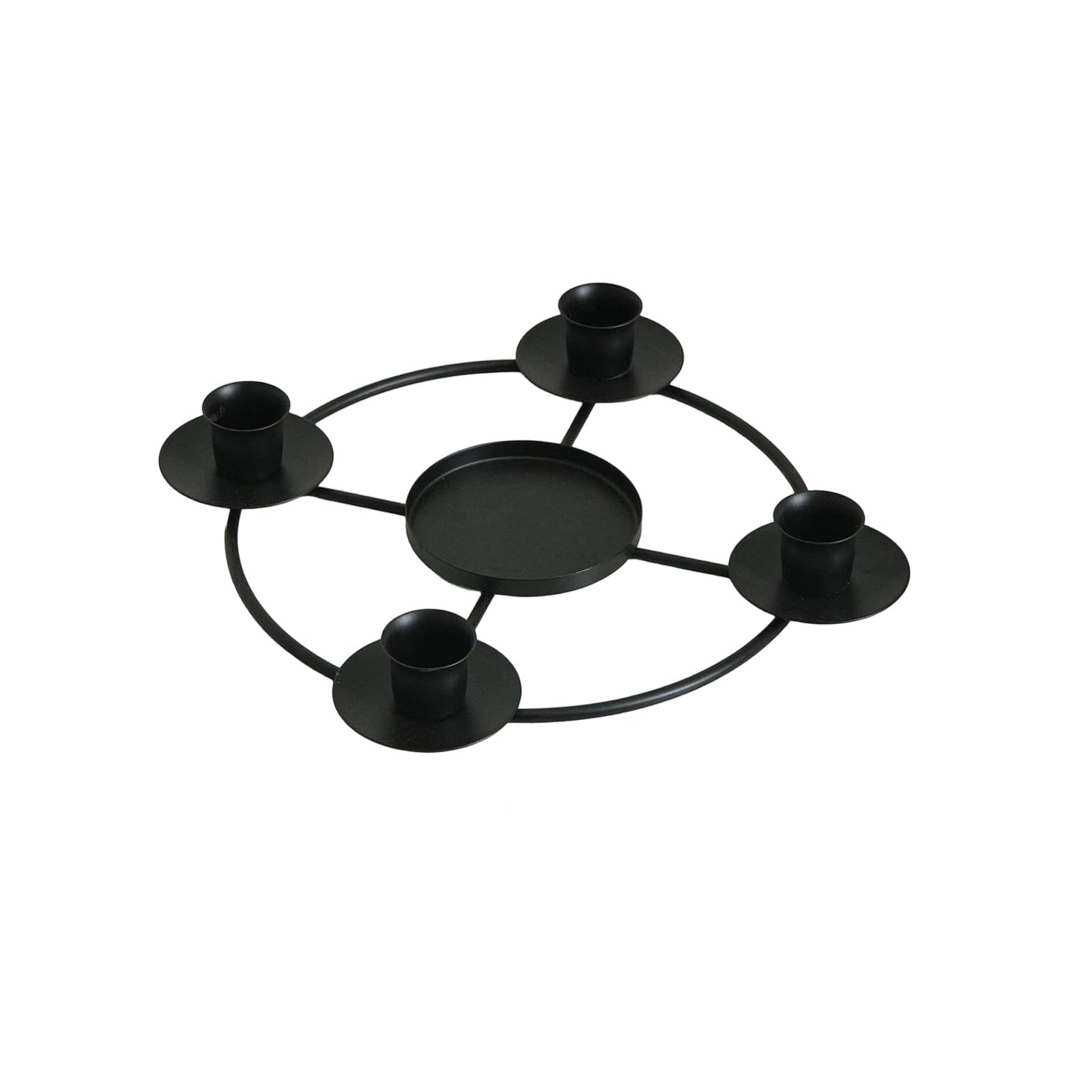 Tsophreniq Cast Iron Metal Candelabra Candlestick Holder Decorative Stand Taper Holder for Wedding Party Home Decors Table Candelabra Centerpieces
