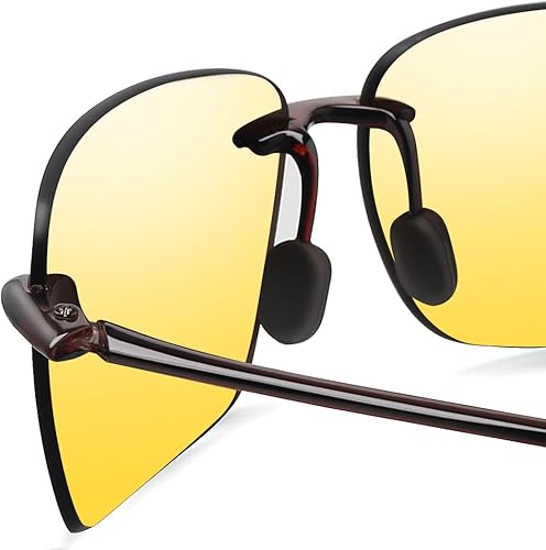 Miniatura 126 de JULI - Lentes de sol deportivos para hombres y mujeres, marco sin montura Tr90 para correr, pesca, golf, surf, conducción, MJ8009