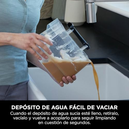 Shark StainStriker Limpiador de manchas con 5 accesorios, minicepillo para pelo de mascotas, boquilla estrecha, tubo de limpieza, 2 soluciones de limpieza incluidas, 450W, ligero, Gris, PX200EUCP - imagen 8