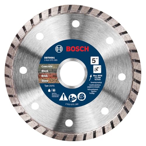 Disque diamanté BOSCH DBT0501-Turbo longévité pierre et béton