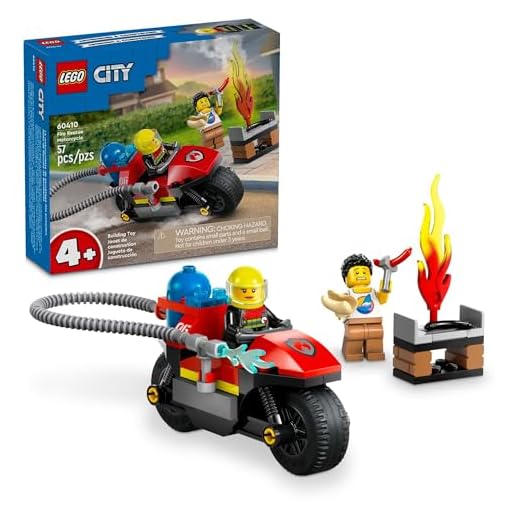 LEGO Set City Fire 60410 Mota de Resgate dos Bombeiros 57 peças