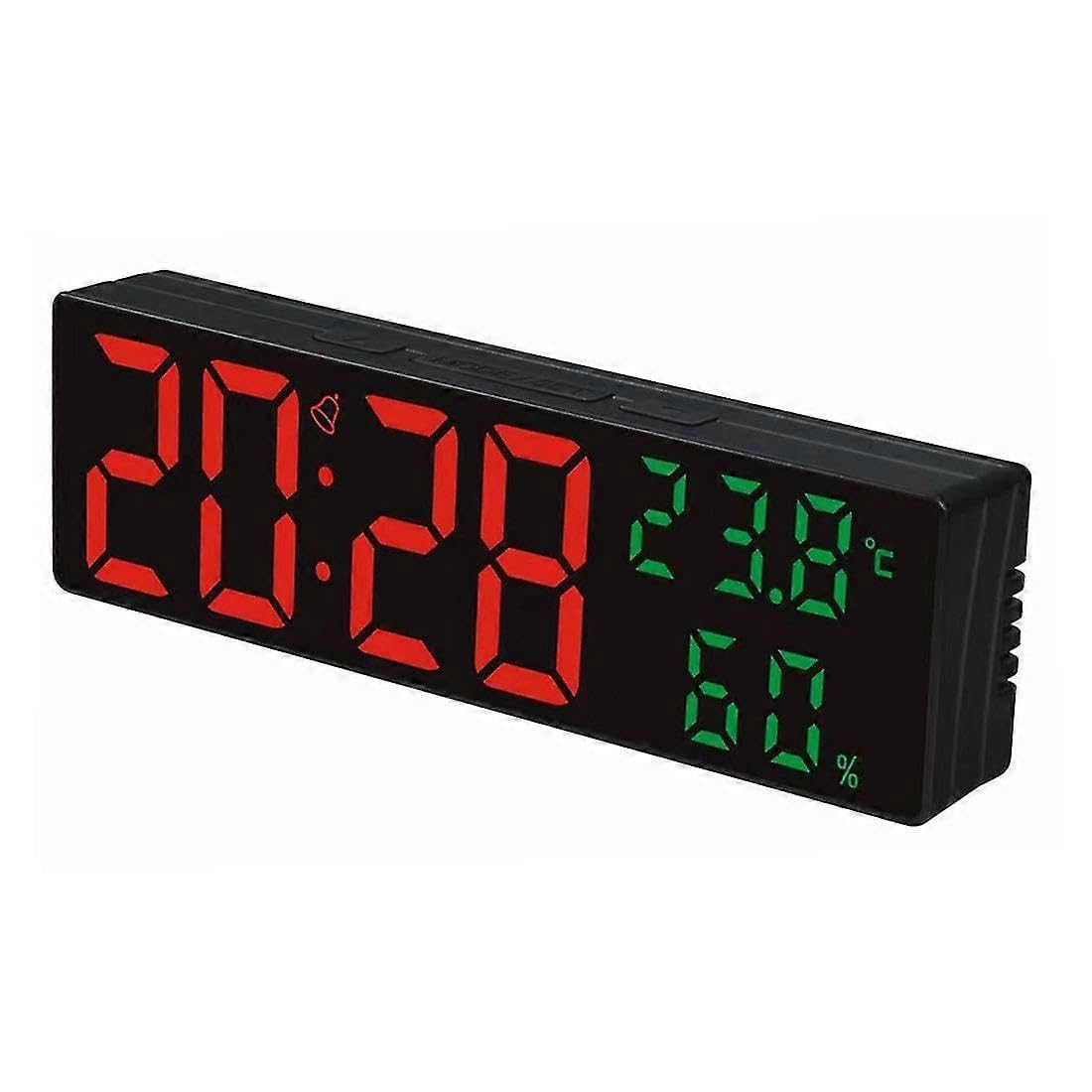JOYHAPPST Led Digital Alarm Clock Snooze Temperature Date Display Usb Desktop Strip Mirror Led Clocks For Liv