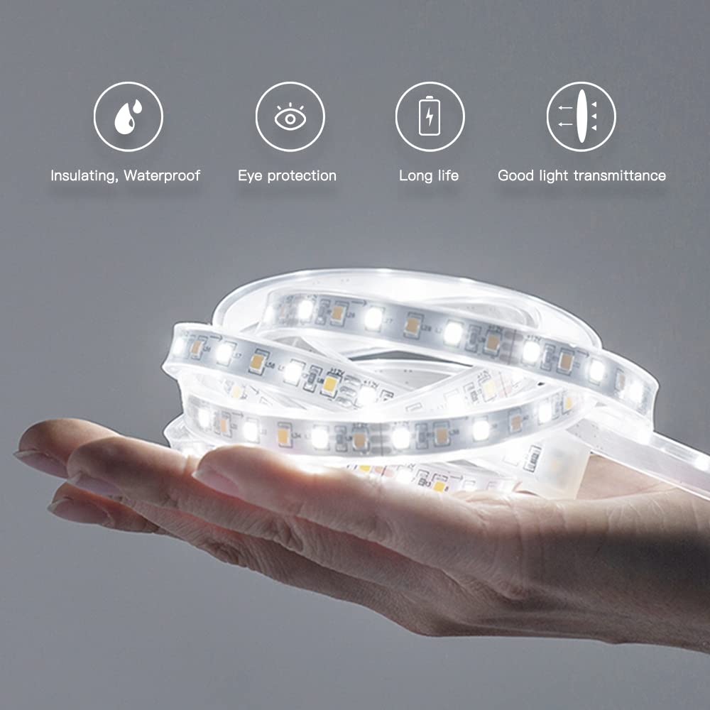 Miroir LED Salle De Bain Tactile 60x80 Cm – Éclairage 6500K, IP67 Étanche, Cadre Aluminium Anti-Humidité