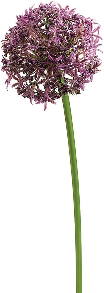 31" Silk Allium Flower Spray -Lavender (Pack of 12)