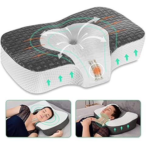 Elviros Adjustable Cervical Memory Foam Pillow Cover