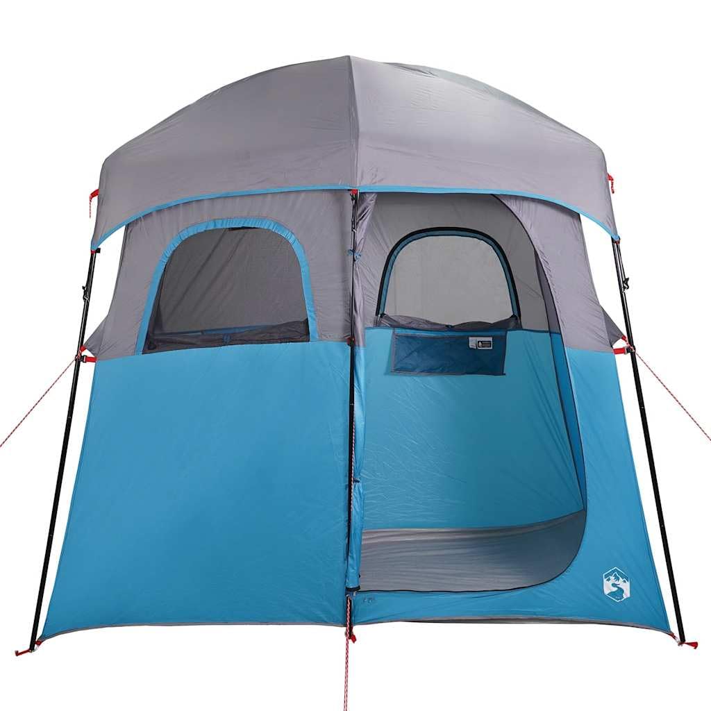 Genérico Tienda de Ducha para 2 Personas Impermeable Azul,Deportes,Actividades al Aire Libre,Camping y Senderismo,Tiendas de campaña-4009534