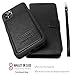 AMOVO Leather Case for iPhone 11 Pro Max (6.5’’) [Genuine Leather] iPhone 11 Pro Max Wallet Case Detachable [2 in 1 Folio] [Wristlet] iPhone 11 Pro Max Leather Folio (11ProMax, Genuine Leather Black)