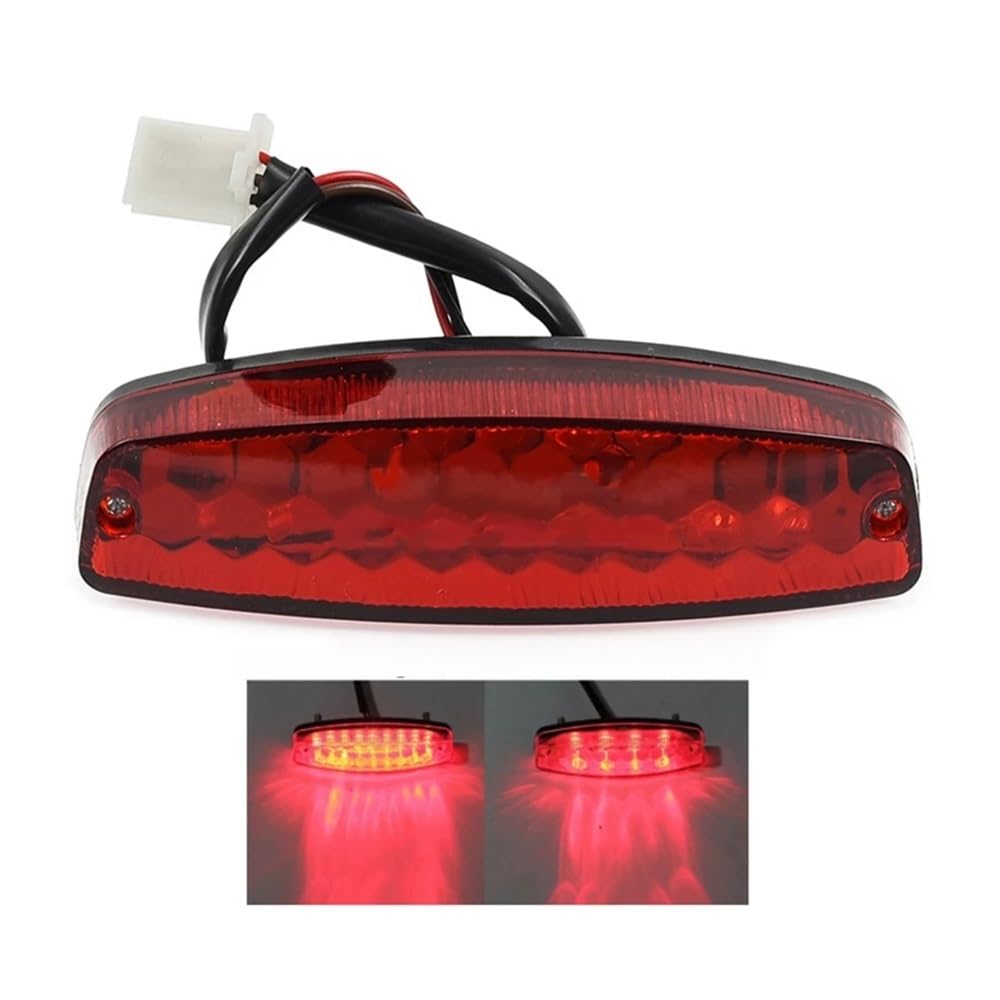 Luce di Stop A LED A 3 Fili da 12 V, Posteriore per Targa, ATV, Fuoristrada, Moto, Universale Luci Freno