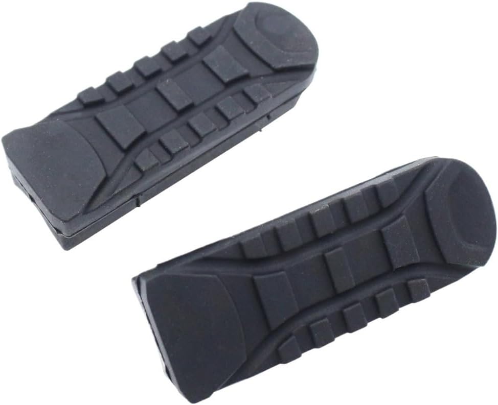 Motorcycle Foot Rests 2Pcs Motorcycle Front Rubber Footrest Coves Motorbike Accessories Anti Slip Motorcycle Front Foot Peg Rubbers For B&MW R1200GS
