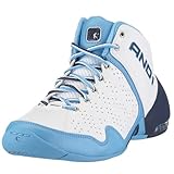 AND1 - Zapatillas de béisbol de Cuero para Hombre, Color Blanco, Talla 42