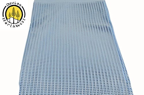 DevLon NorthWest Medical Curtains Privacy Hospital Cubicle Curtain with Flexible Track 10 Foot W x 9.3 Foot H Light Blue - Thumbnail 2