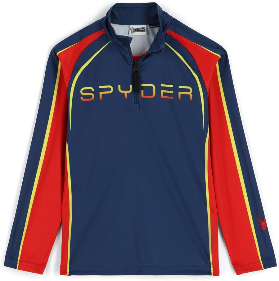 Spyder Big Boys Downhill Half Zip T-Neck Spyder Big Boys Downhill Half Zip T-Neck