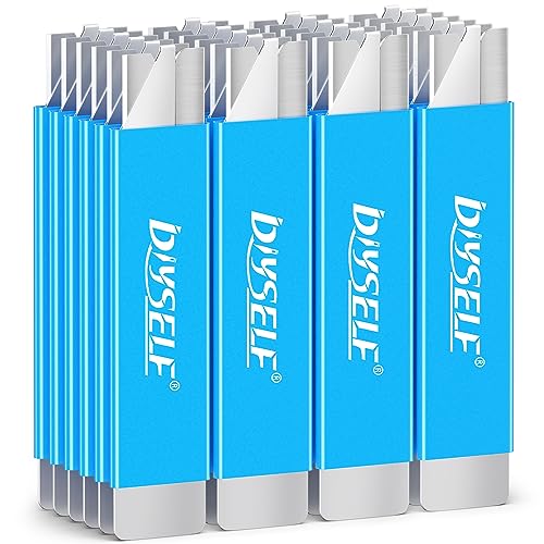 Image of DIYSELF 24 Pack Utility Knife, Small Box Cutters with Locking Metal Shell