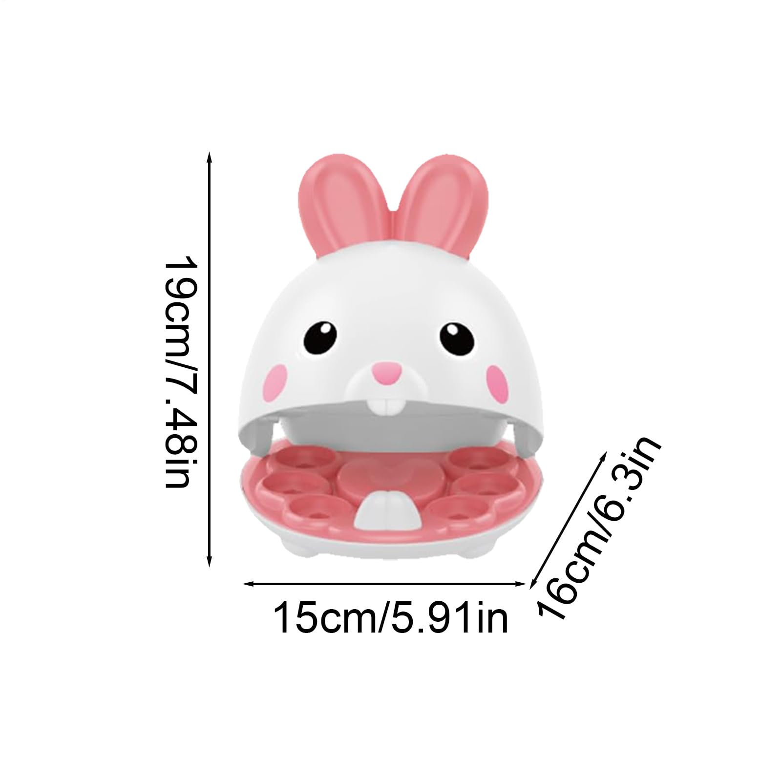Kit de Dentiste ludique pour - Adorable kit de Simulation de Lapin - Jeu de rôle interactif - Jouet éducatif créatif pour la Maternelle, Prix Scolaire, Cadeau de fête, Classique