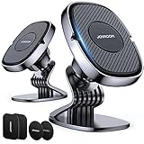 2-Pack [6 Stronger N52 Magnets] JOYROOM Universal Magnetic Phone Holder for Car, Magnetic Phone Mount for Dashboard, Adjustable Cell Phone Magnet Compatible with iPhone/Samsung/One Plus/Google Pixel
