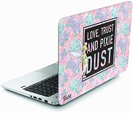 Skinit Decal Laptop Skin Compatible with Envy TouchSmart 15.6in - Officially Licensed Disney Tinker Bell Love Trust and Pixie Dust Design