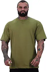 Camiseta Oversized Masculina MXD Conceito Maior Gramatura Cores Lisas
