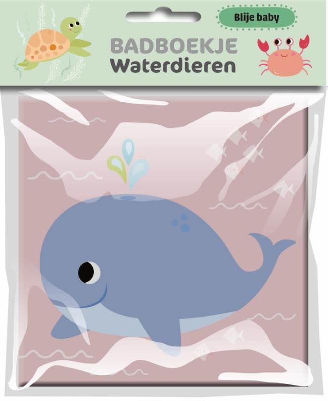 Blije baby: Waterdieren (badboekje)