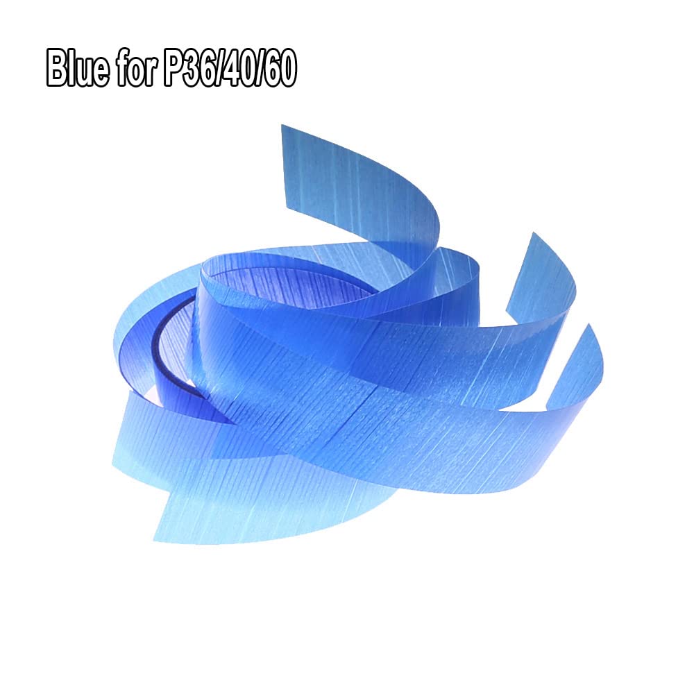 Nastro di collegamento 3M for nastri abrasivi, incollaggio senza giunzioni, rosso, bianco, blu - Raccordi compatibili P36/40/60(Blue)