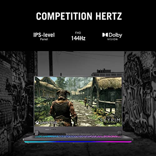 Image of ASUS ROG Strix G17 (2022), 17.3-inch (43.94 cms) FHD 144Hz, AMD Ryzen 7-6800H, RTX 3050 4GB Graphics, Gaming Laptop (16GB /512GB SSD /Windows 11 /Gray /2.5 Kg), G713RC-HX020W