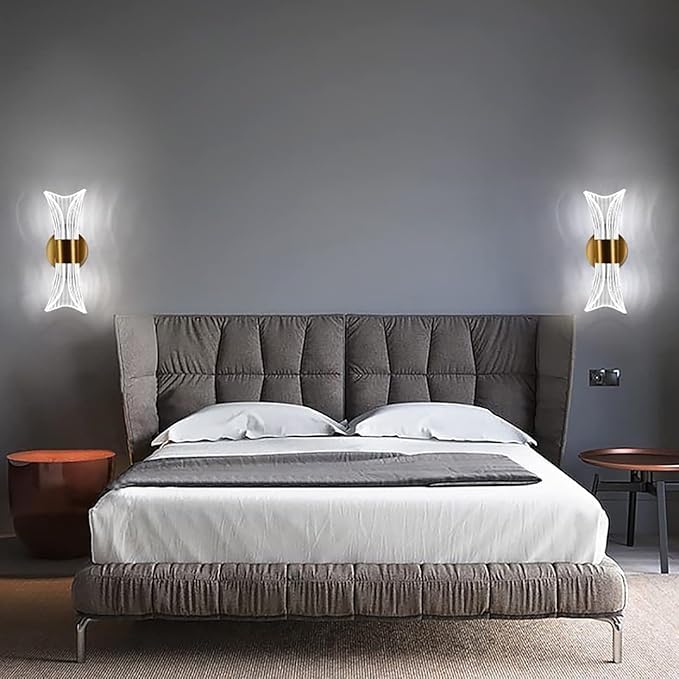 Image of Modern LED Wall Light | 3 Color Modes (Warm, Neutral, Cool White) | Sleek Indoor Wall Lamp for Bedroom, Living Room, Hallway