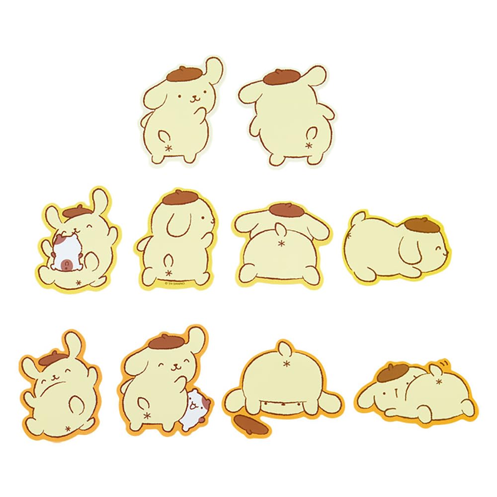 Amazon.co.jp: Sanrio 228656 Sticker Set, Pompompompurin, Design